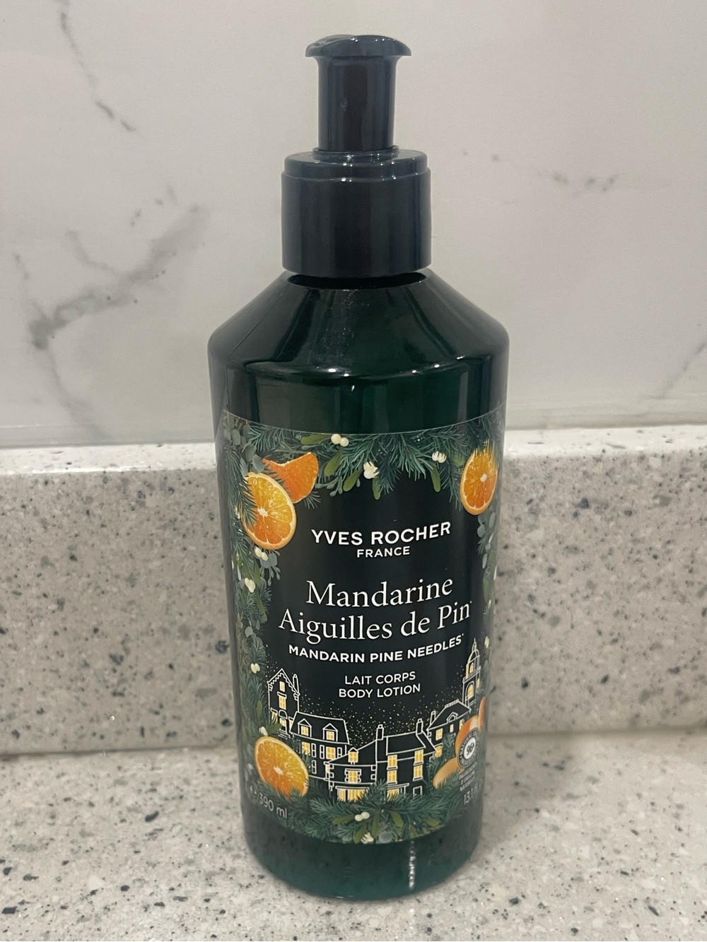 Yves Rocher Mandarine & Pine Needles Lotion - Green, Orange
